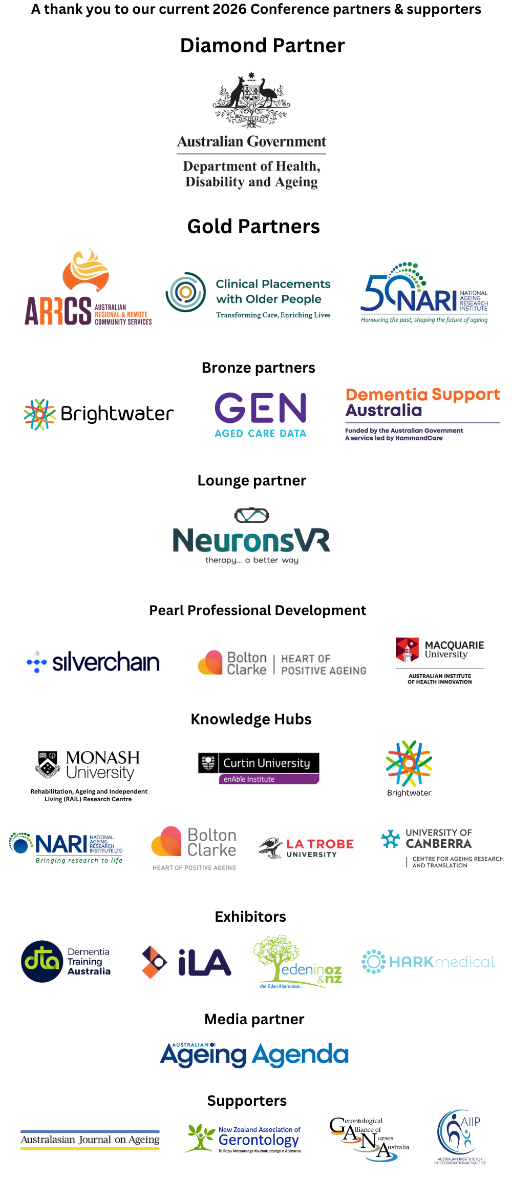AAGConf26 sponsor logos