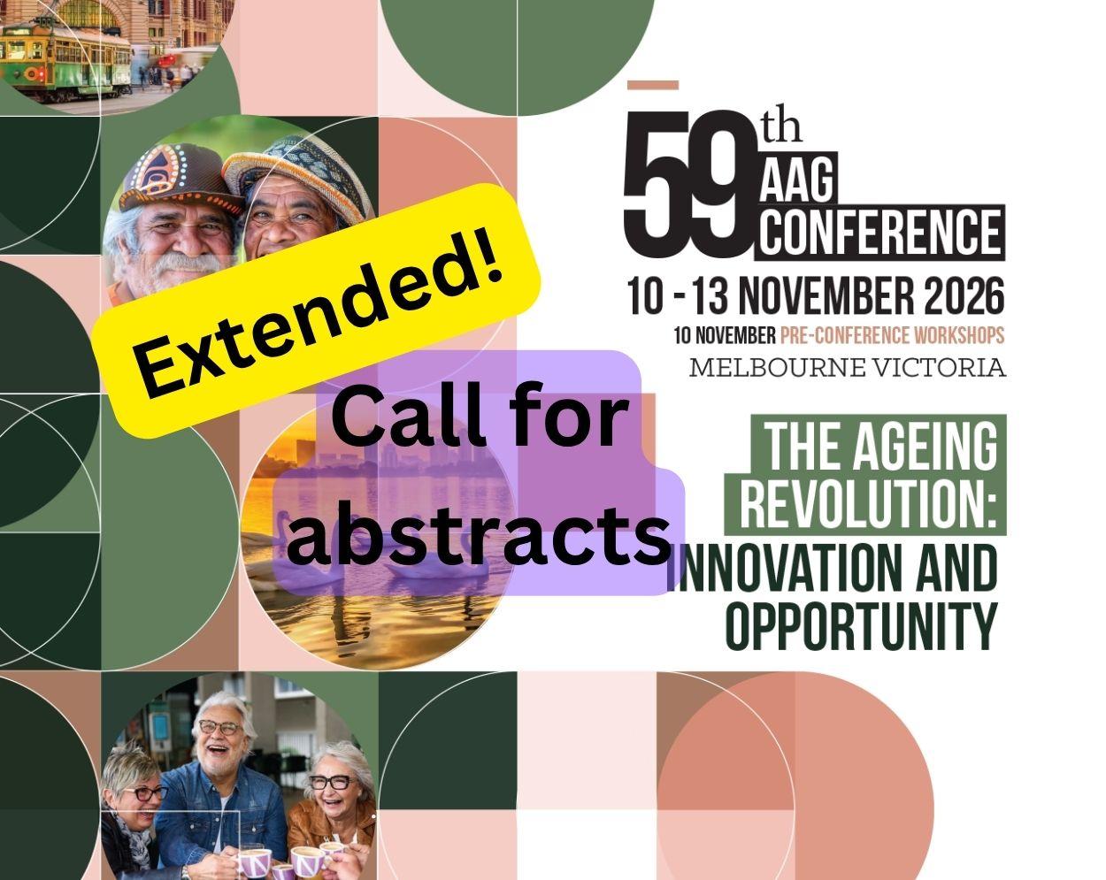 AAG 59th Conference banner with call to submit abstracts extended